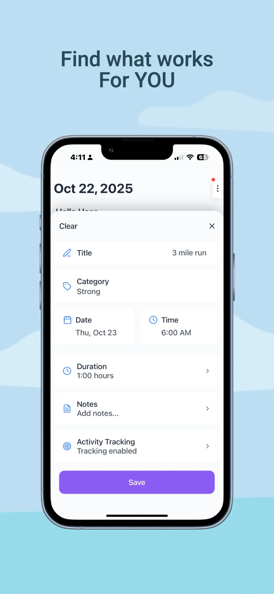 Activity Creation